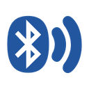 Logo of Bluetooth wireless communication technology for devices