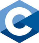 Logo of C programming language for embedded and system development